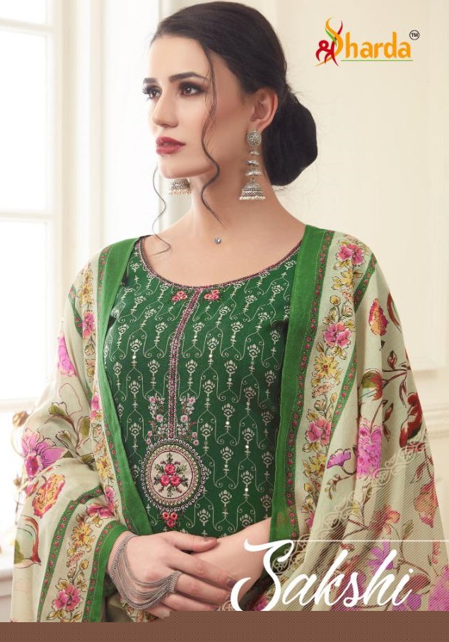 Sakshi By Sharda 3001 To 3007 Series Beautiful Suits Stylish Fancy Colorful Casual Wear & Ethnic Wear Pure Lawn Cotton Digital Printed Dresses At Wholesale Price