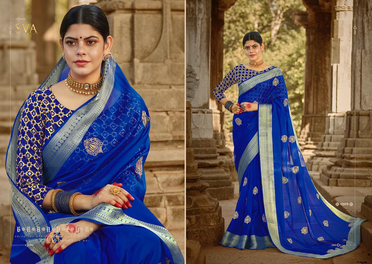 Sakshi By Sva 1001 To 1006 Series Designer Indian Traditional Wear Collection Beautiful Stylish Fancy Colorful Party Wear & Occasional Wear Viscose Sarees At Wholesale Price