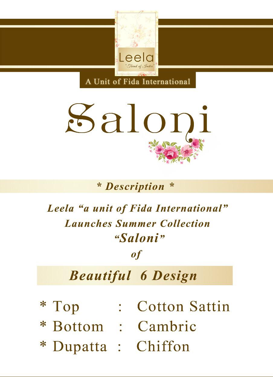 Saloni By Leela 1001 To 1006 Series Beautiful Stylish Fancy Colorful Casual Wear & Ethnic Wear Cotton Satin Printed Dresses At Wholesale Price