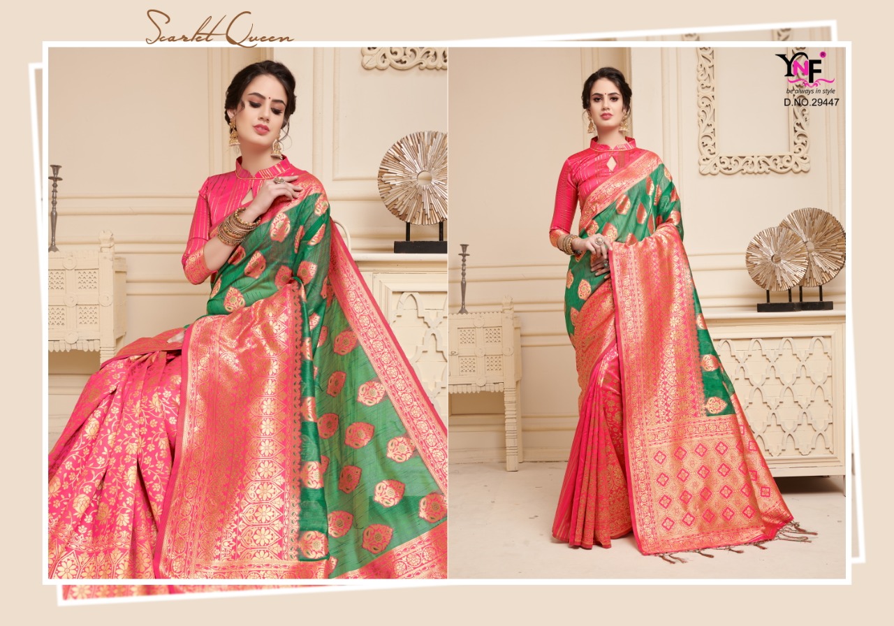 Samayak Vol-2 By Yadu Nandan Fashion 29447 To 29456 Series Indian Traditional Wear Collection Beautiful Stylish Fancy Colorful Party Wear & Occasional Wear Linen Silk Sarees At Wholesale Price