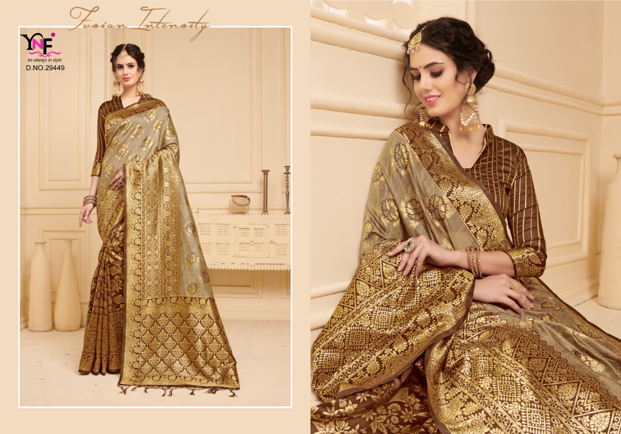 Samayak Vol-2 By Yadu Nandan Fashion 29447 To 29456 Series Indian Traditional Wear Collection Beautiful Stylish Fancy Colorful Party Wear & Occasional Wear Linen Silk Sarees At Wholesale Price