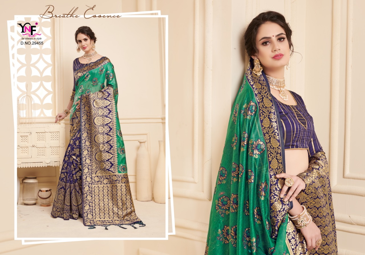 Samayak Vol-2 By Yadu Nandan Fashion 29447 To 29456 Series Indian Traditional Wear Collection Beautiful Stylish Fancy Colorful Party Wear & Occasional Wear Linen Silk Sarees At Wholesale Price