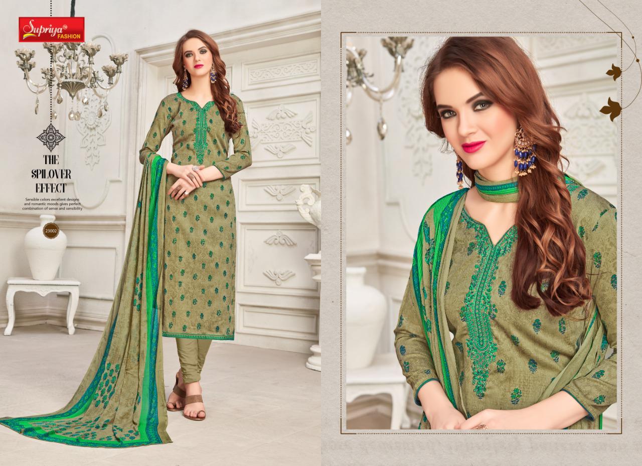Sameera Vol-23 By Supriya Fashion 23001 To 23010 Series Beautiful Suits Stylish Fancy Colorful Party Wear & Ethnic Wear Glace Cotton With Embroidery Dresses At Wholesale Price