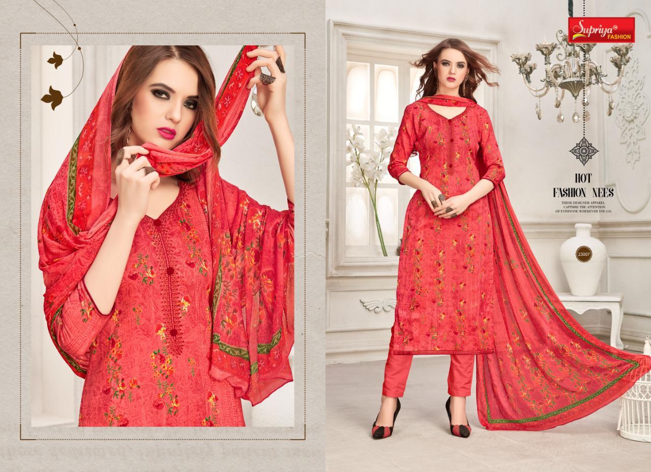 Sameera Vol-23 By Supriya Fashion 23001 To 23010 Series Beautiful Suits Stylish Fancy Colorful Party Wear & Ethnic Wear Glace Cotton With Embroidery Dresses At Wholesale Price