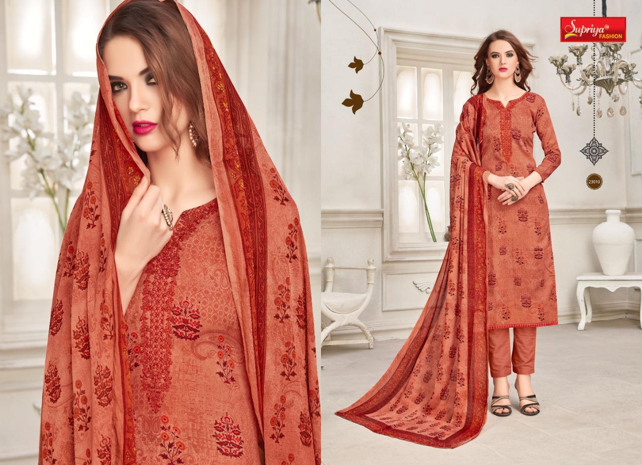 Sameera Vol-23 By Supriya Fashion 23001 To 23010 Series Beautiful Suits Stylish Fancy Colorful Party Wear & Ethnic Wear Glace Cotton With Embroidery Dresses At Wholesale Price