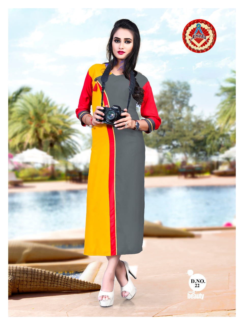 Sana By Krisha 21 To 26 Series Beautiful Stylish Fancy Colorful Casual Wear & Ethnic Wear & Ready To Wear Heavy Rayon Kurtis At Wholesale Price