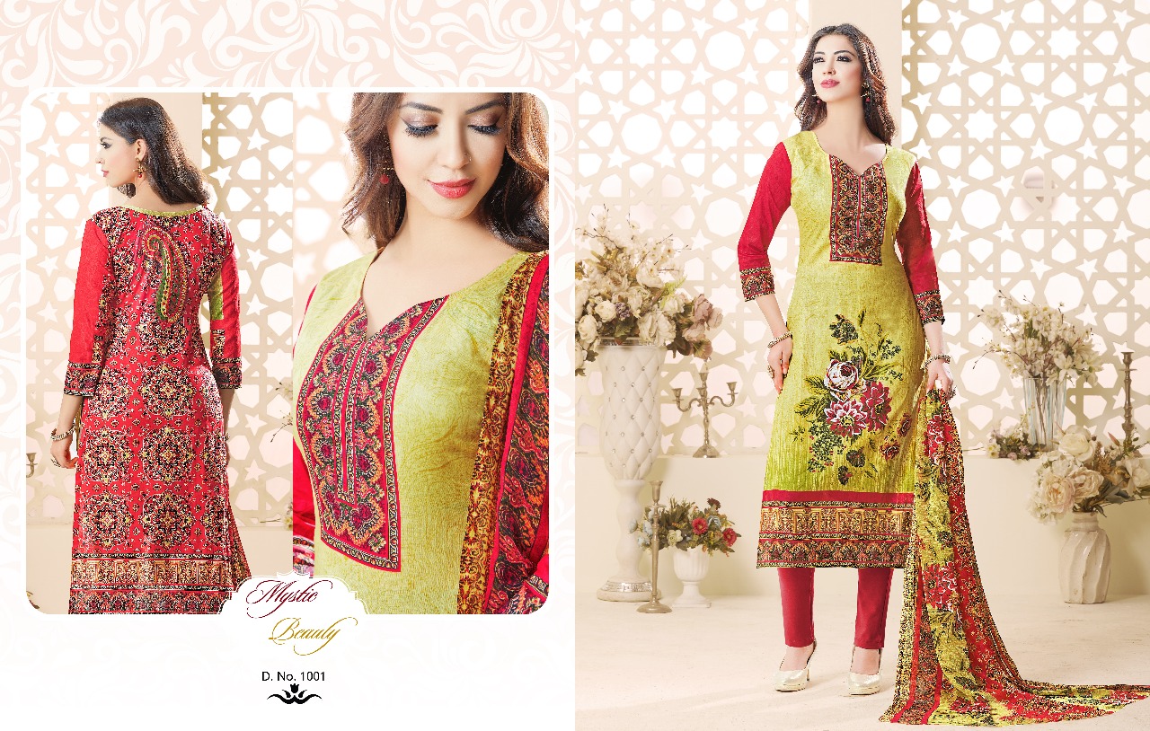 Sanaya By Kalyan Prints 1001 To 1008 Series Beautiful Stylish Fancy Colorful Casual Wear & Ethnic Wear Collection Pure Cambric Cotton Printed Dresses At Wholesale Price