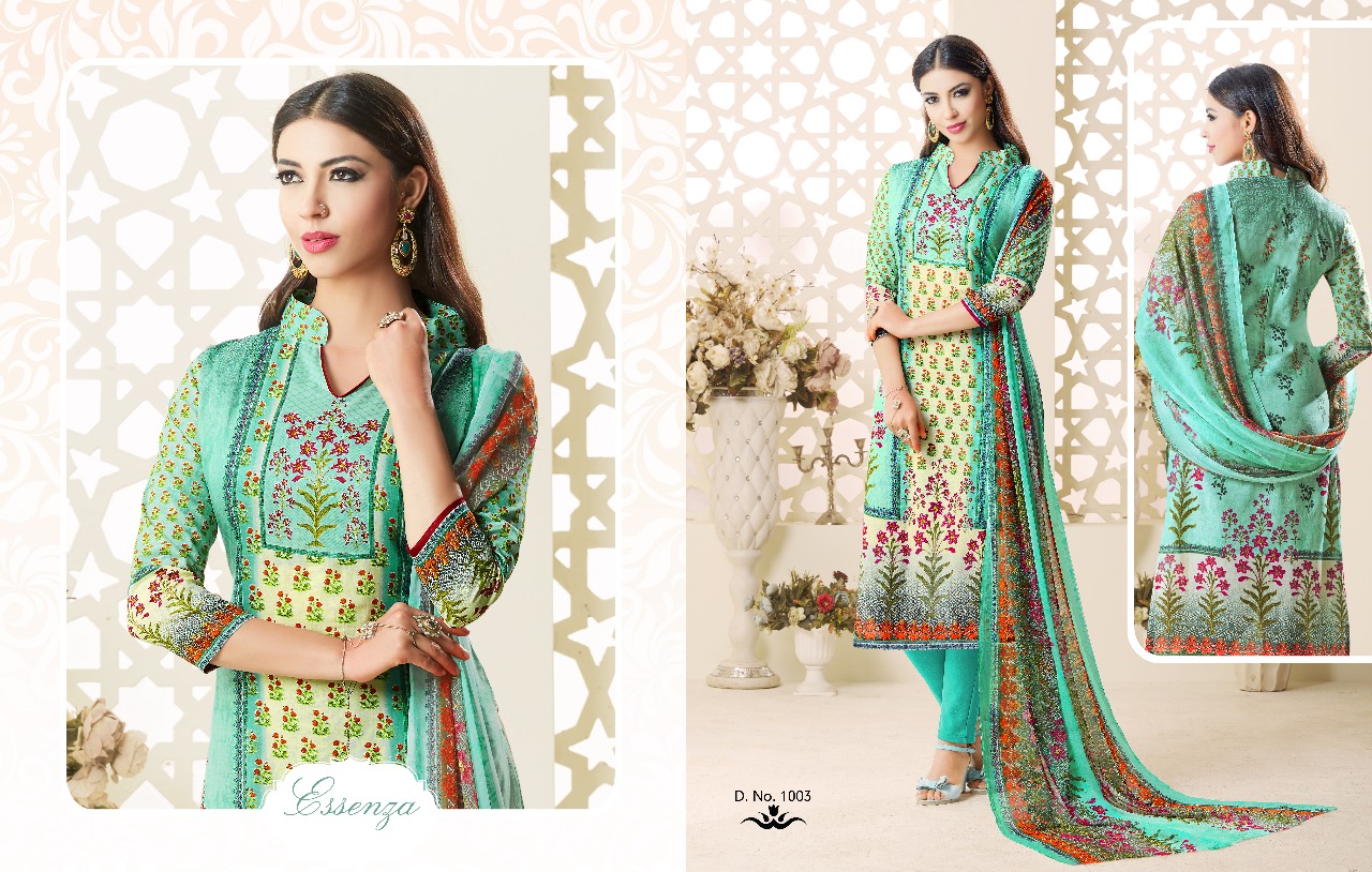 Sanaya By Kalyan Prints 1001 To 1008 Series Beautiful Stylish Fancy Colorful Casual Wear & Ethnic Wear Collection Pure Cambric Cotton Printed Dresses At Wholesale Price