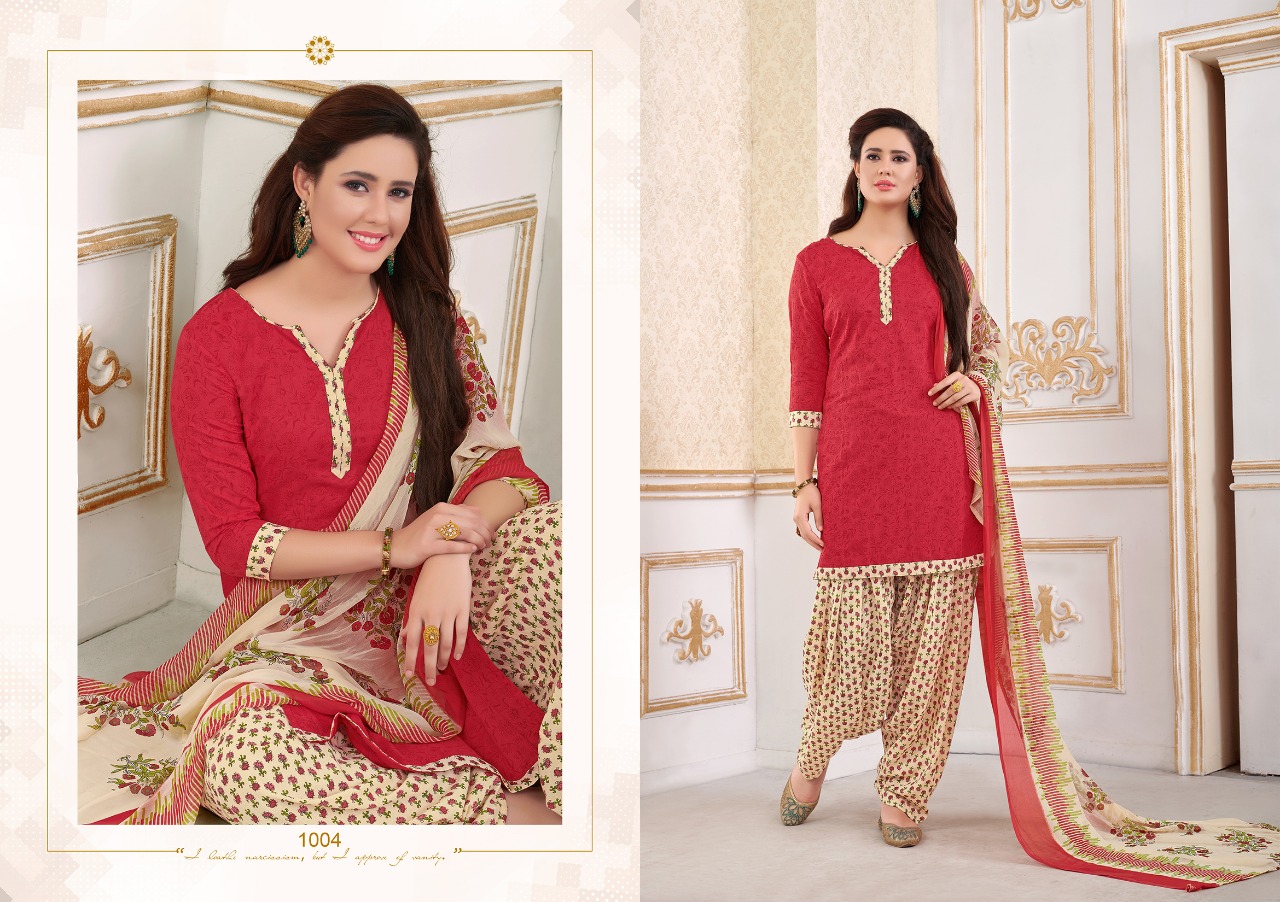 Saniya Patiyala By Ravi Creation 1001 To 1012 Series Beautiful Patiyala Suits Colorful Stylish Fancy Casual Wear & Ethnic Wear Cotton Printed Dresses At Wholesale Price