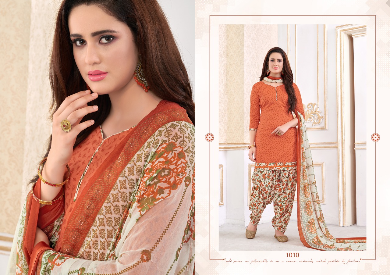 Saniya Patiyala By Ravi Creation 1001 To 1012 Series Beautiful Patiyala Suits Colorful Stylish Fancy Casual Wear & Ethnic Wear Cotton Printed Dresses At Wholesale Price