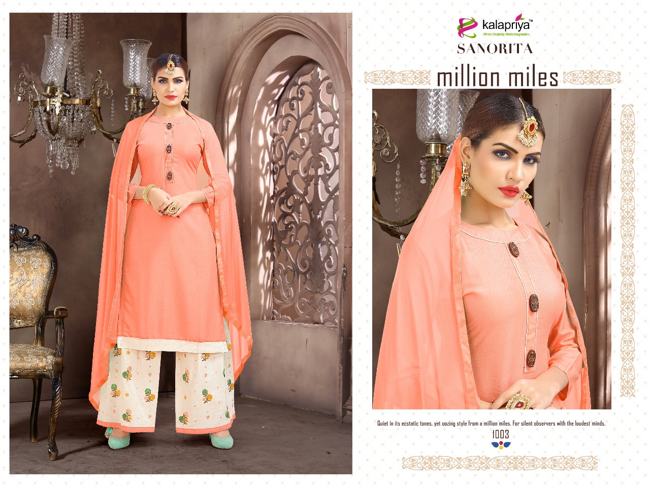 Sanorita By Kalapriya 1001 To 1004 Series Beautiful Stylish Fancy Colorful Casual Wear & Ethnic Wear Collection Heavy Rayon Embroidered Dresses At Wholesale Price