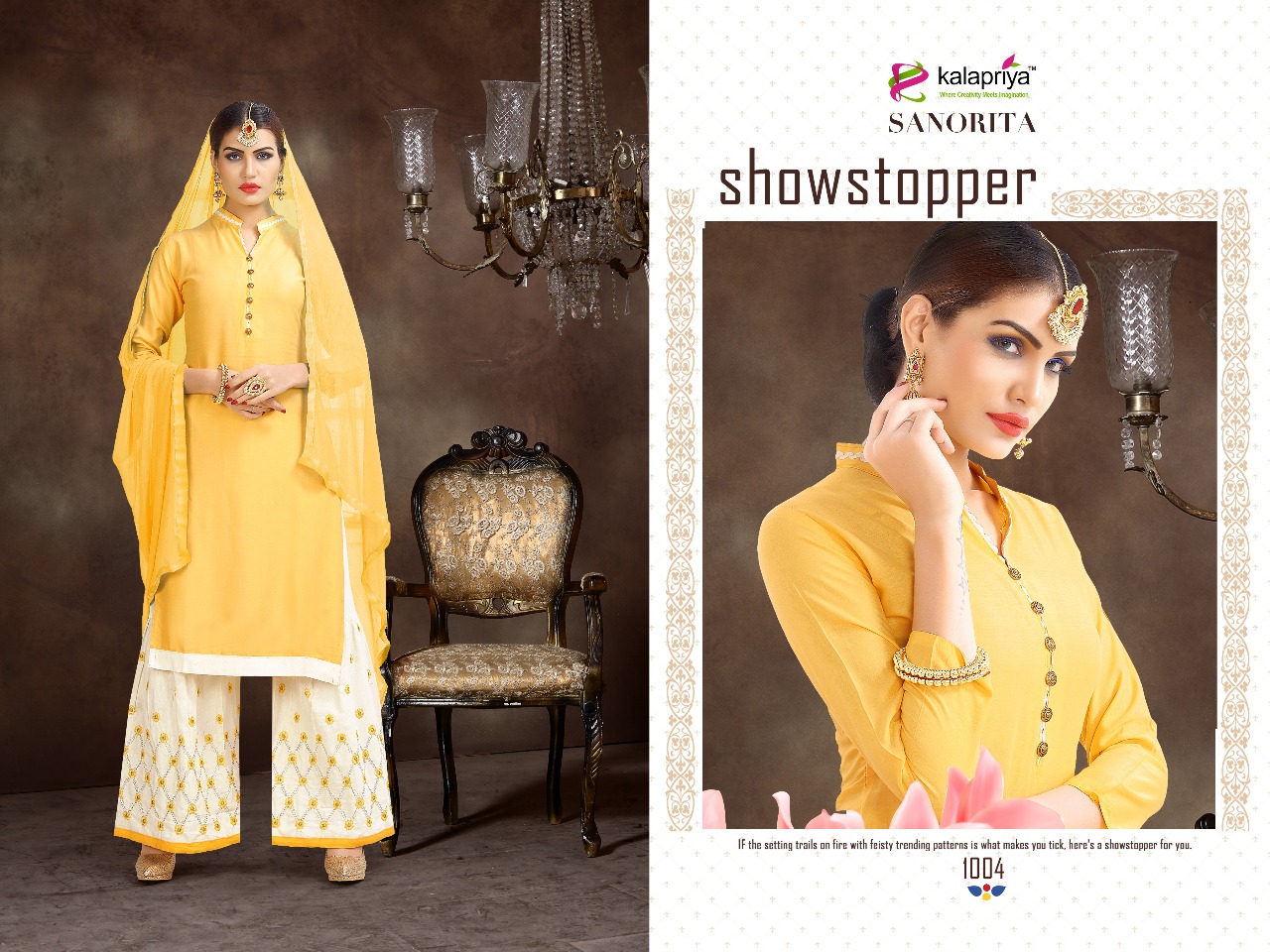 Sanorita By Kalapriya 1001 To 1004 Series Beautiful Stylish Fancy Colorful Casual Wear & Ethnic Wear Collection Heavy Rayon Embroidered Dresses At Wholesale Price