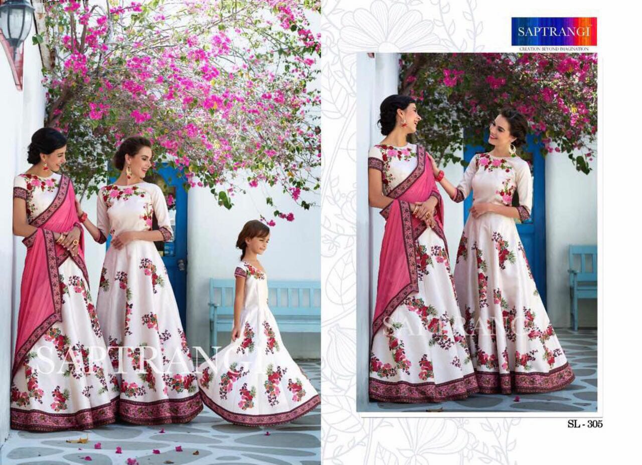Saptrangi 301 Series By Saptrangi 301 To 311 Series Designer Wedding Collection Suits Beautiful Stylish Fancy Colorful Party Wear & Occasional Wear Net/georgette Embroidered Lehengas At Wholesale Price