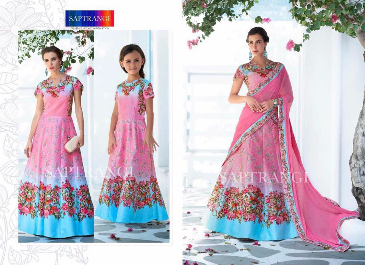 Saptrangi 301 Series By Saptrangi 301 To 311 Series Designer Wedding Collection Suits Beautiful Stylish Fancy Colorful Party Wear & Occasional Wear Net/georgette Embroidered Lehengas At Wholesale Price