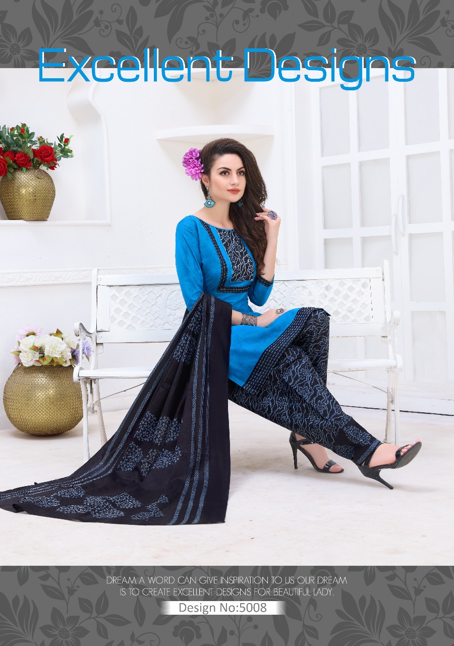 Sargan Vol-5 By Shree Laxmi Prints 5001 To 5012 Series Stylish Beautiful Fancy Colorful Casual Wear & Ethnic Wear Summer Collection Cotton Printed Dresses At Wholesale Price