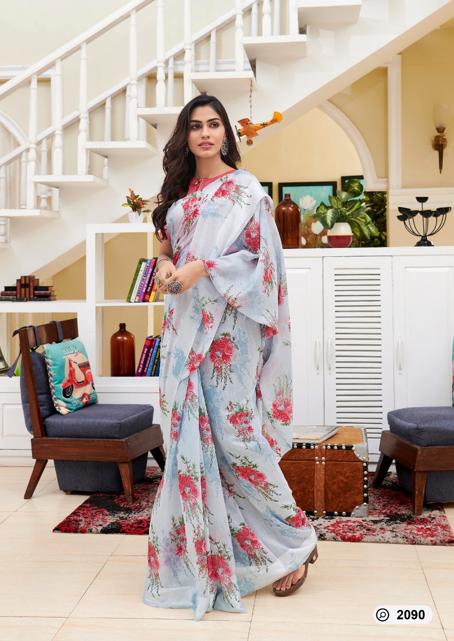 Sarika Vol-2 By Fashid Wholesale 2090 To 2099 Series Indian Traditional Wear Collection Beautiful Stylish Fancy Colorful Party Wear & Occasional Wear Soft Linen Silk Printed Sarees At Wholesale Price