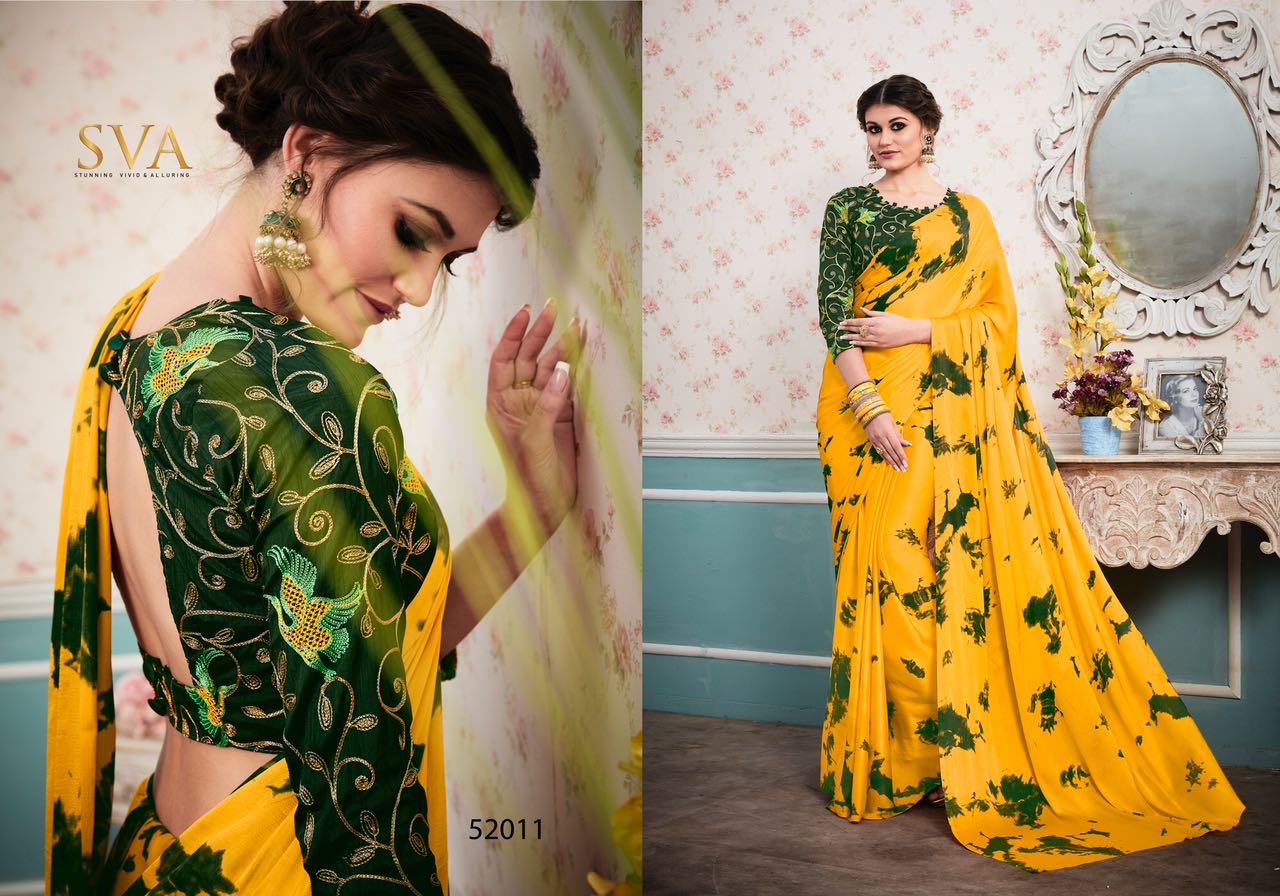 Satin Sybory Vol-2 By Sva 52001 To 52012 Series Designer Beautiful Stylish Fancy Colorful Traditional Wear Collection Party Wear & Occasional Wear Satin Printed Sarees At Wholesale Price