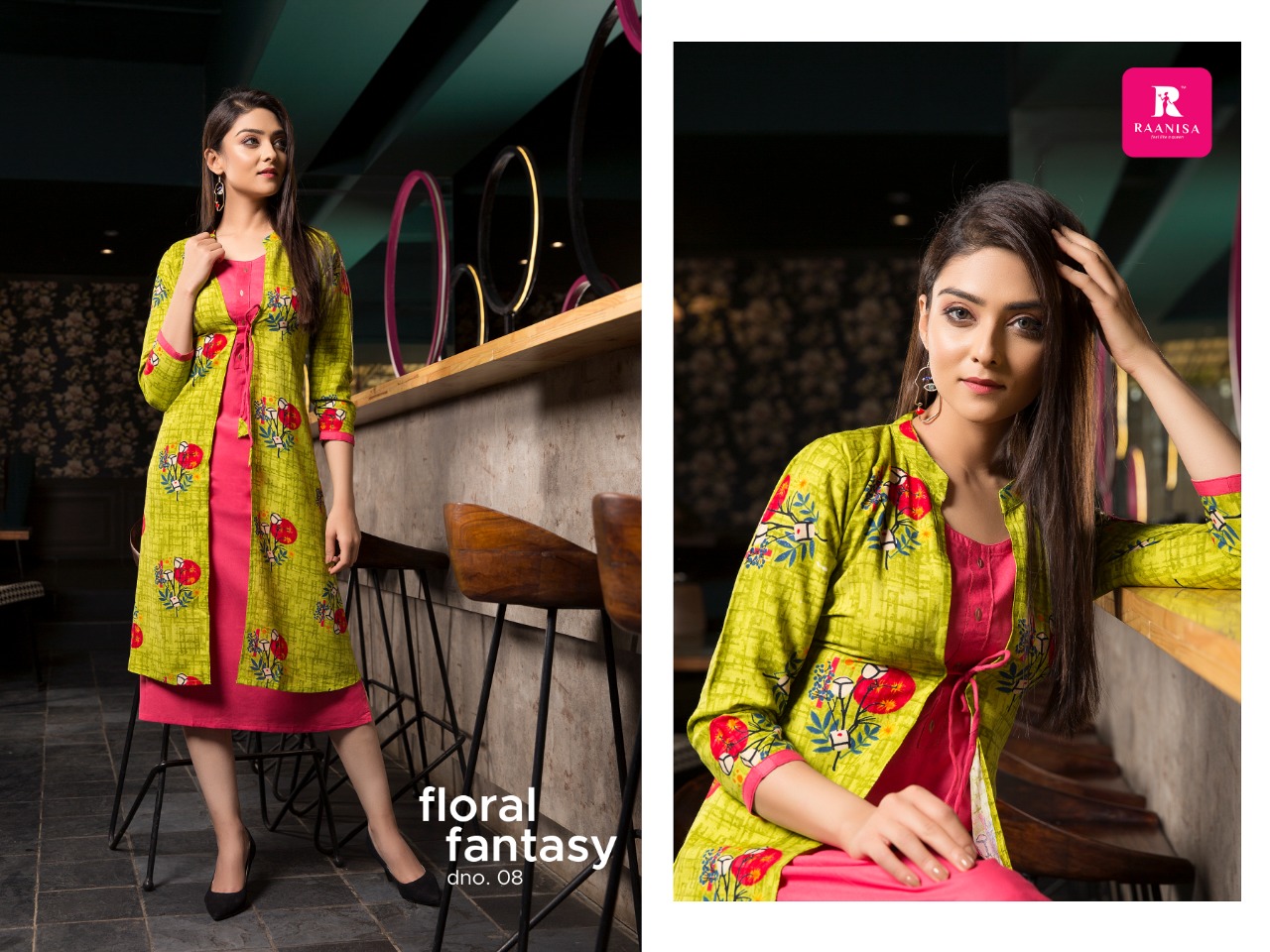Swarupa By Raanisa 01 To 08 Series Beautiful Stylish Designer Printed And Embroidered Party Wear Occasional Wear Pure Rayon Printed Kurtis At Wholesale Price