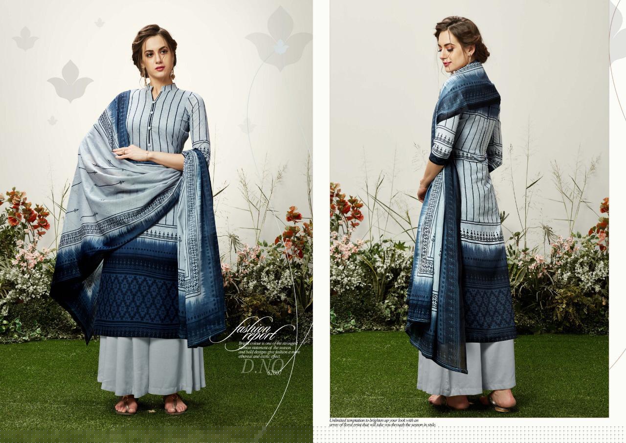 Sayra By Kapil Fab 62001 To 62008 Series Designer Suits Beautiful Stylish Fancy Colorful Party Wear & Ethnic Wear Cambric Cotton Print Dresses At Wholesale Price