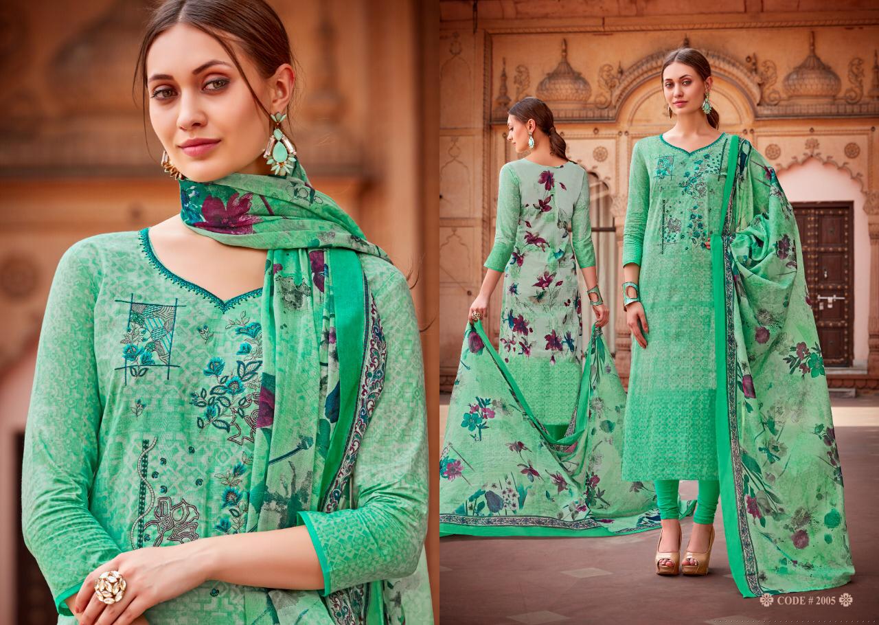 Sazia By Noorie Arts 2001 To 2007 Series Beautiful Pakistani Suits With Embroidered Work Colorful Fancy Casual Wear & Occasional Wear Pure Lawn Cotton Print With Embroidery Dresses At Wholesale Price