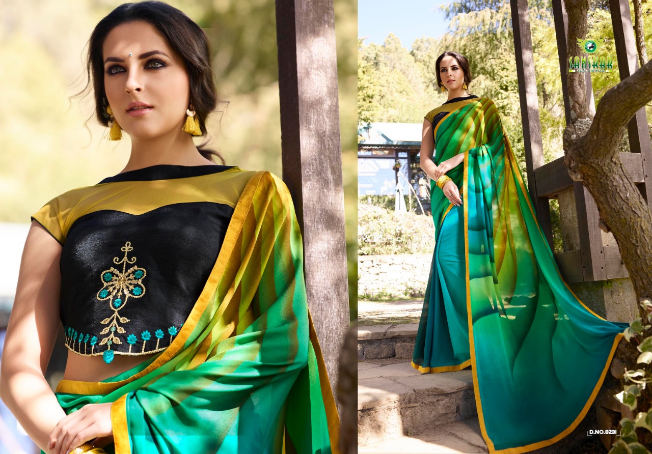 Sbya By Sanskar Sarees Indian Traditional Wear Collection Beautiful Stylish Fancy Colorful Party Wear & Occasional Wear Georgette Sarees At Wholesale Price