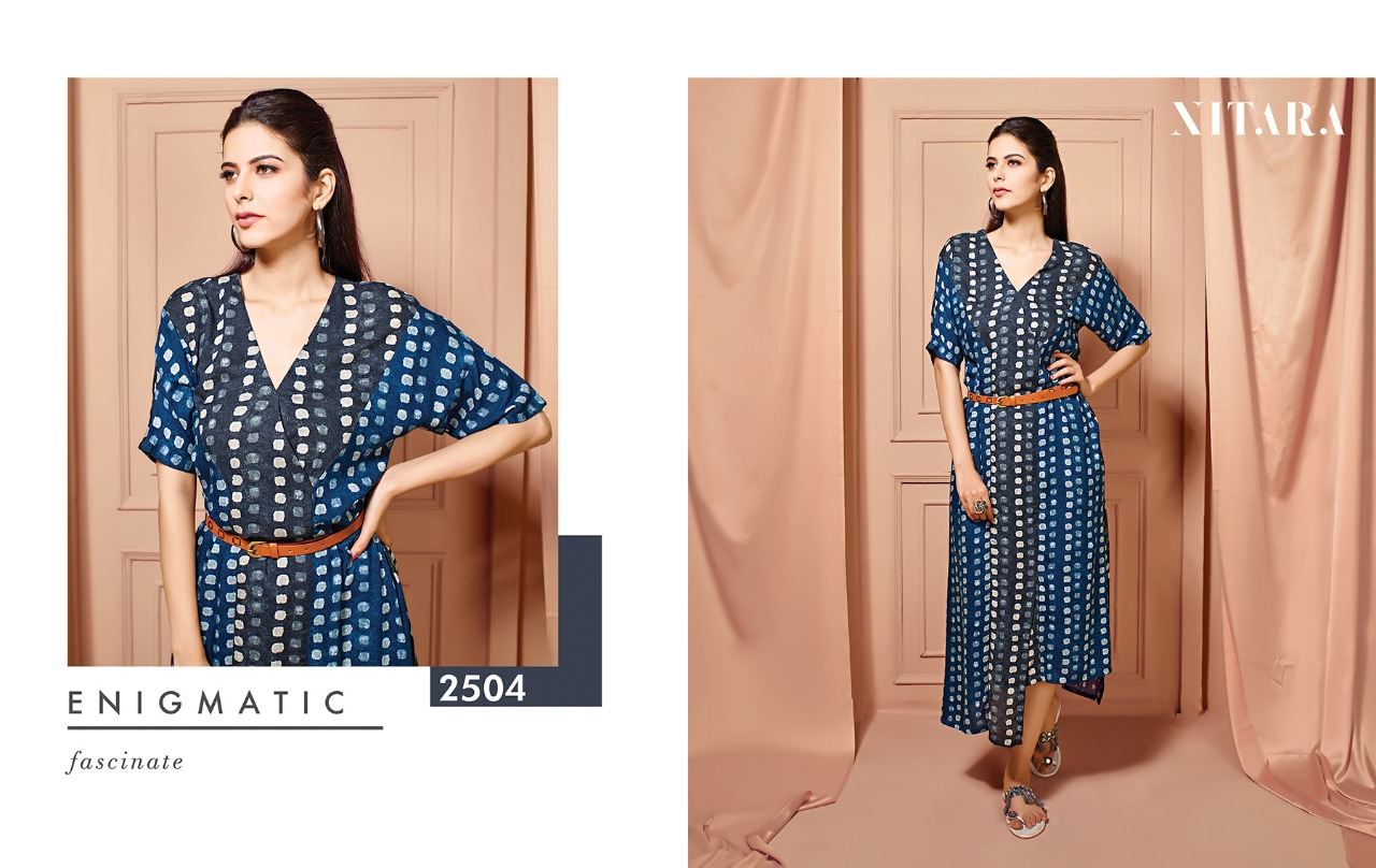 Scarlet By Nitara 2501 To 2509 Series Beautiful Beautiful Stylish Fancy Colorful Casual Wear & Ethnic Wear Ready To Wear Rayon Kurtis At Wholesale Price