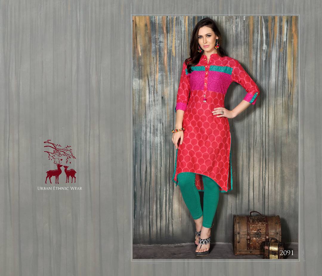 Scarlett By Mrigya 2088 To 2095 Series Beautiful Stylish Fancy Colorful Casual Wear & Ethnic Wear Lawn Cotton Printed Kurtis At Wholesale Price