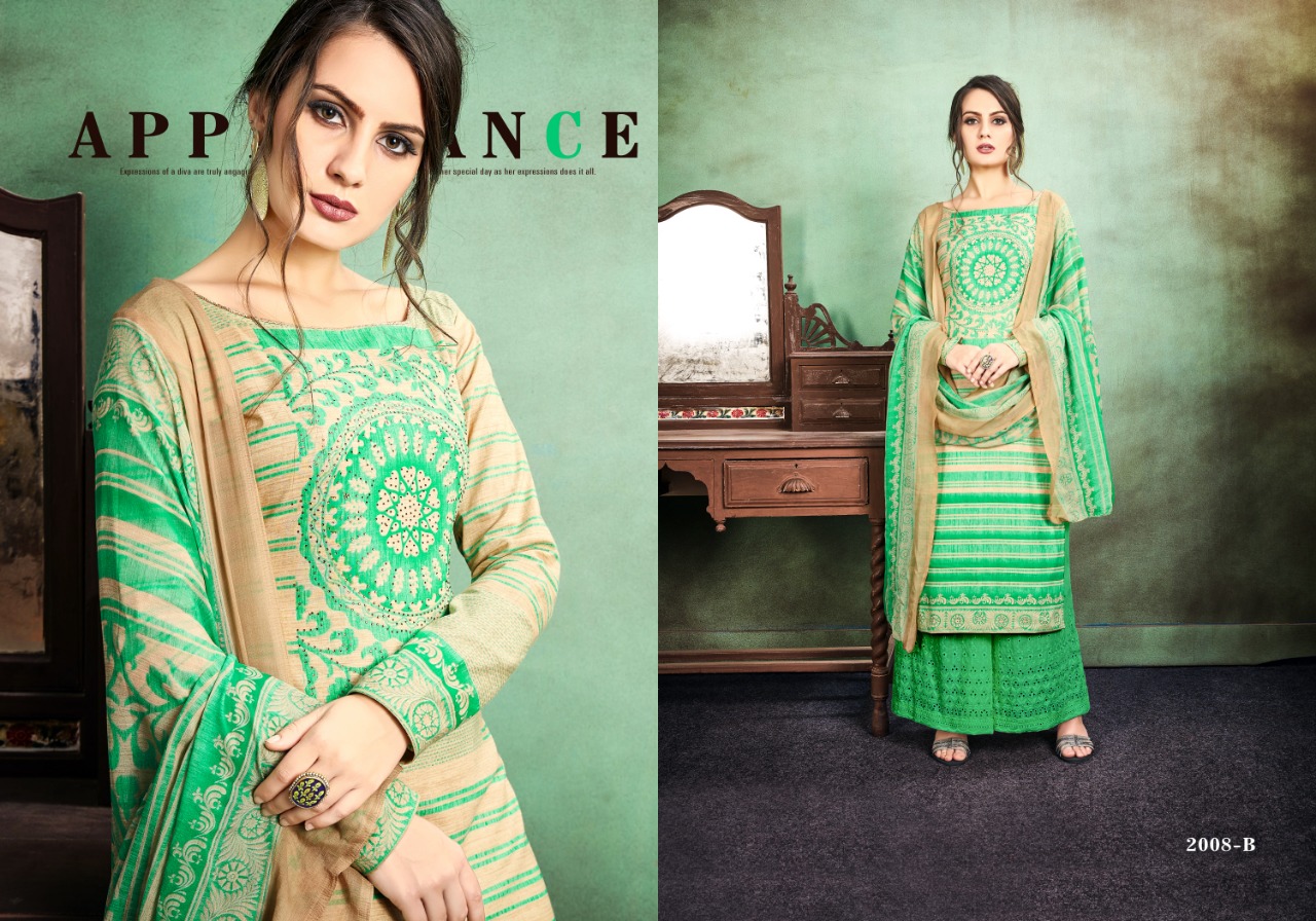 Seasons Vol-2 By Aaa Design Studio 2007-a To 2012-b Series Indian Traditional Wear Collection Beautiful Stylish Fancy Colorful Party Wear & Occasional Wear Cotton Lawn Print With Sarvoski Work Dress At Wholesale Price