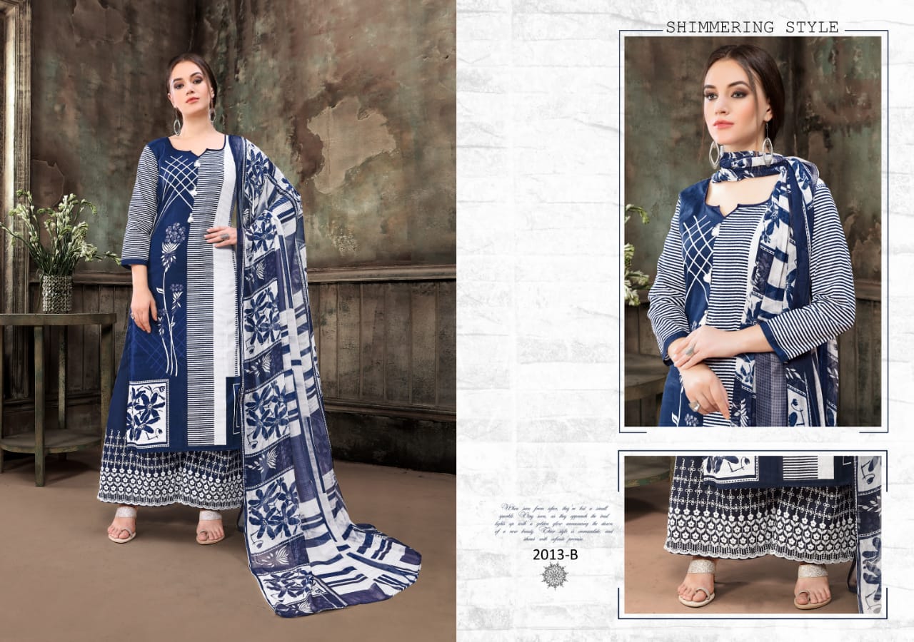 Seasons Vol-3 By Aaa Design 2013-a To 2018-b Series Designer Pakistani Suits Beautiful Stylish Fancy Colorful Party Wear & Ethnic Wear Cotton Lawn Print With Accessories Work Dresses At Wholesale Price