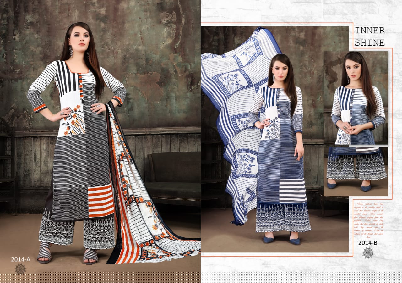 Seasons Vol-3 By Aaa Design 2013-a To 2018-b Series Designer Pakistani Suits Beautiful Stylish Fancy Colorful Party Wear & Ethnic Wear Cotton Lawn Print With Accessories Work Dresses At Wholesale Price