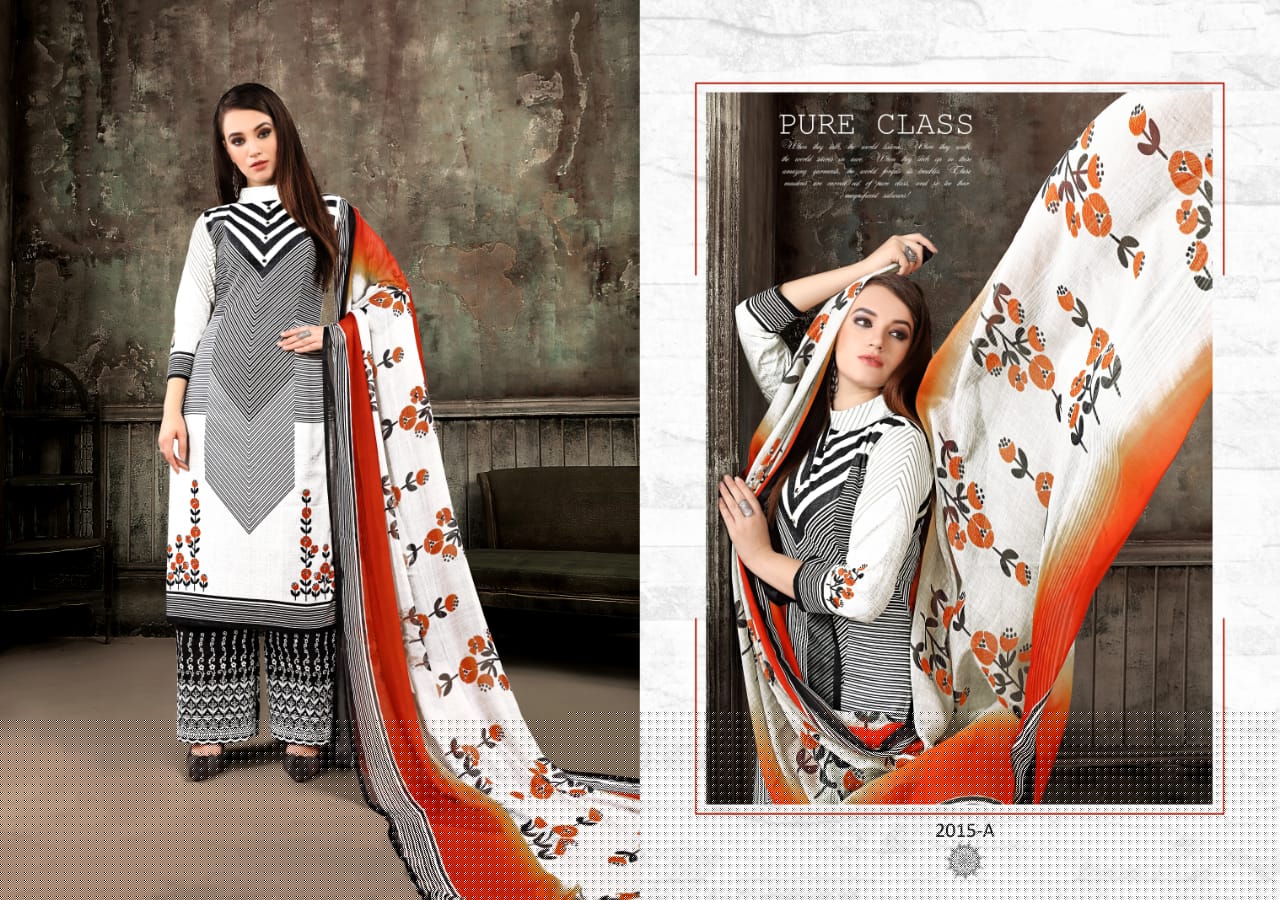 Seasons Vol-3 By Aaa Design 2013-a To 2018-b Series Designer Pakistani Suits Beautiful Stylish Fancy Colorful Party Wear & Ethnic Wear Cotton Lawn Print With Accessories Work Dresses At Wholesale Price