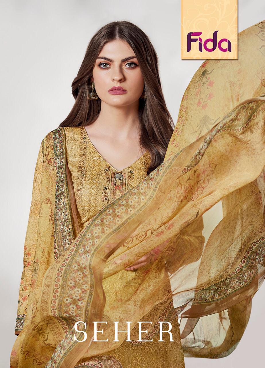 Seher By Fida 1001 To 1006 Series Beautiful Stylish Fancy Colorful Casual Wear & Ethnic Wear Cotton With Aari Work Dresses At Wholesale Price