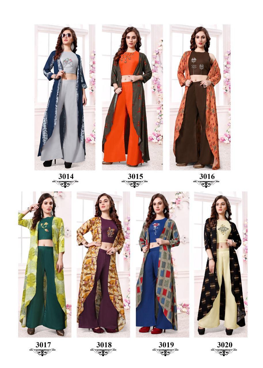 Selfy Vol-2 By Dehliz Trendz 3014 To 3020 Series Designer Beautiful Stylish Fancy Colorful Casual Wear & Ethnic Wear & Ready To Wear Rayon Printed Kurtis At Wholesale Price