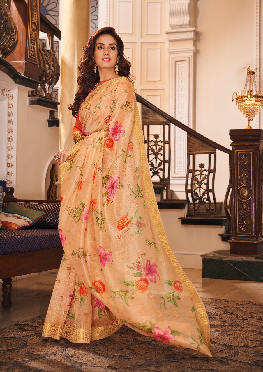 Senorita Cotton By Shangrila 51241 To 51252 Series Indian Traditional Wear Collection Beautiful Stylish Fancy Colorful Party Wear & Occasional Wear Jacquard Digital Printed Sarees At Wholesale Price