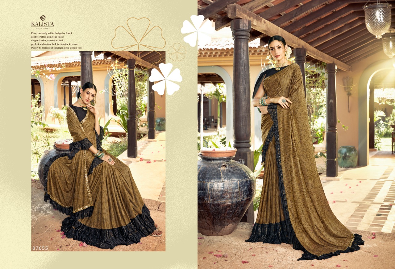 Senorita By Kalista Fashion 57651 To 57656 Series Indian Beautiful Traditional Wear Collection Colorful Stylish Party Wear & Occasional Wear Chinese Embroidered Sarees At Wholesale Price
