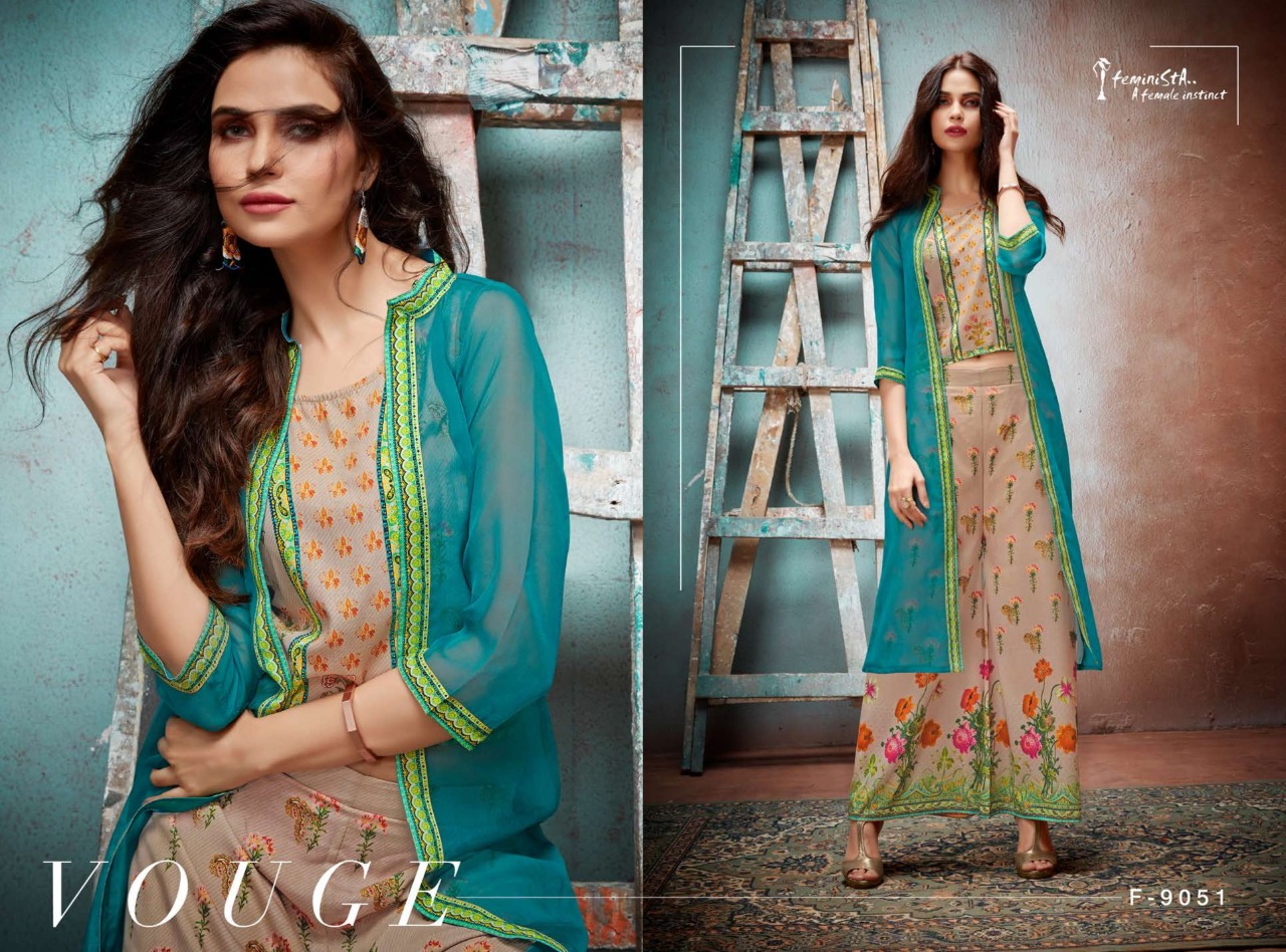 Senses By Feminista 9051 To 9058 Series Beautiful Colorful Stylish Fancy Casual Wear & Ethnic Wear & Ready To Wear Muslin Printed Kurtis At Wholesale Price