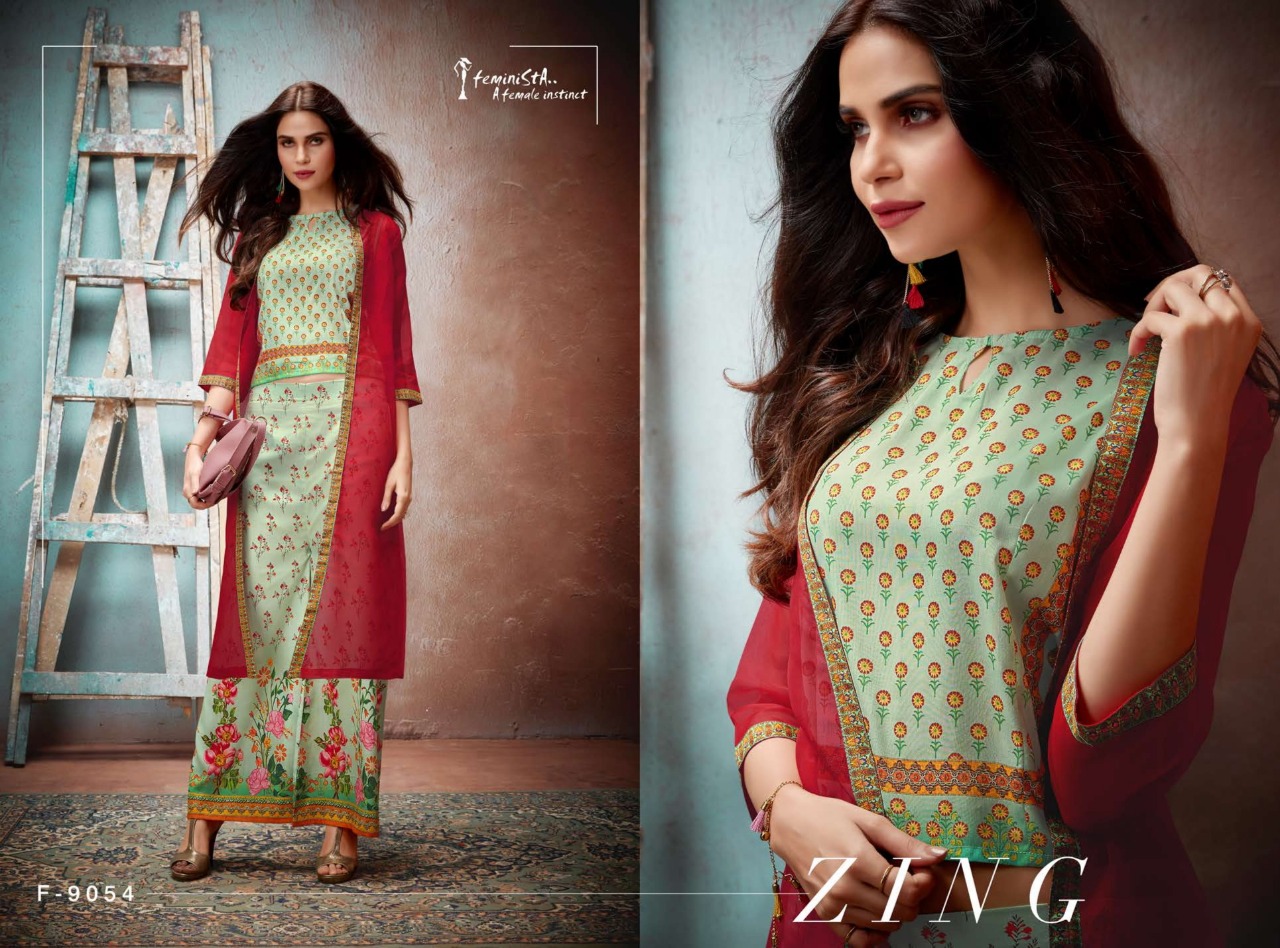 Senses By Feminista 9051 To 9058 Series Beautiful Colorful Stylish Fancy Casual Wear & Ethnic Wear & Ready To Wear Muslin Printed Kurtis At Wholesale Price