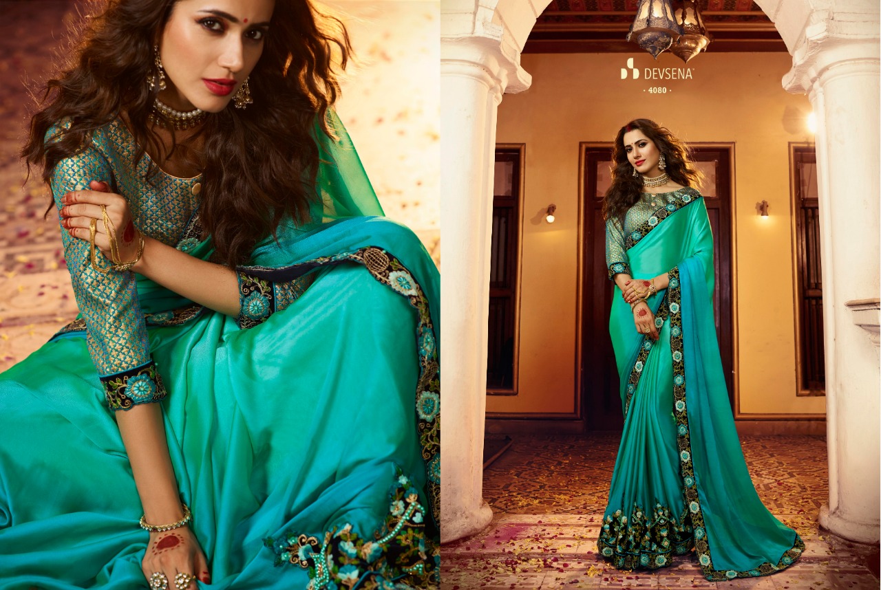 Devsena Vol-7 By Fashid Wholesale 4077 To 4089 Series Indian Traditional Wear Collection Beautiful Stylish Fancy Colorful Party Wear & Occasional Wear Fancy Embroidered Sarees At Wholesale Price