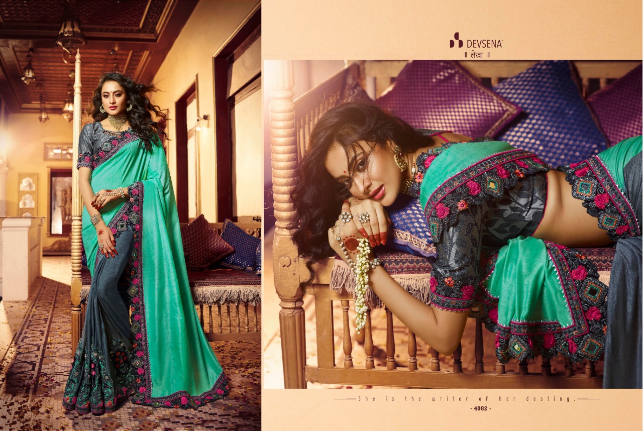 Devsena Vol-7 By Fashid Wholesale 4077 To 4089 Series Indian Traditional Wear Collection Beautiful Stylish Fancy Colorful Party Wear & Occasional Wear Fancy Embroidered Sarees At Wholesale Price