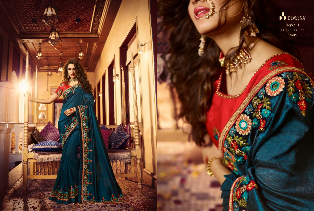 Devsena Vol-7 By Fashid Wholesale 4077 To 4089 Series Indian Traditional Wear Collection Beautiful Stylish Fancy Colorful Party Wear & Occasional Wear Fancy Embroidered Sarees At Wholesale Price