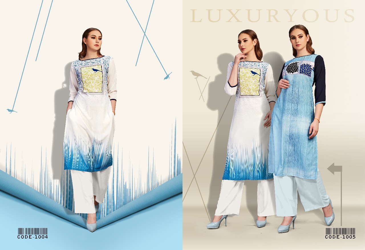 Shades By Mrigya 1001 To 1012 Series Beautiful Stylish Fancy Colorful Casual Wear & Ethnic Wear Digital Printed Bsy Kurtis At Wholesale Price