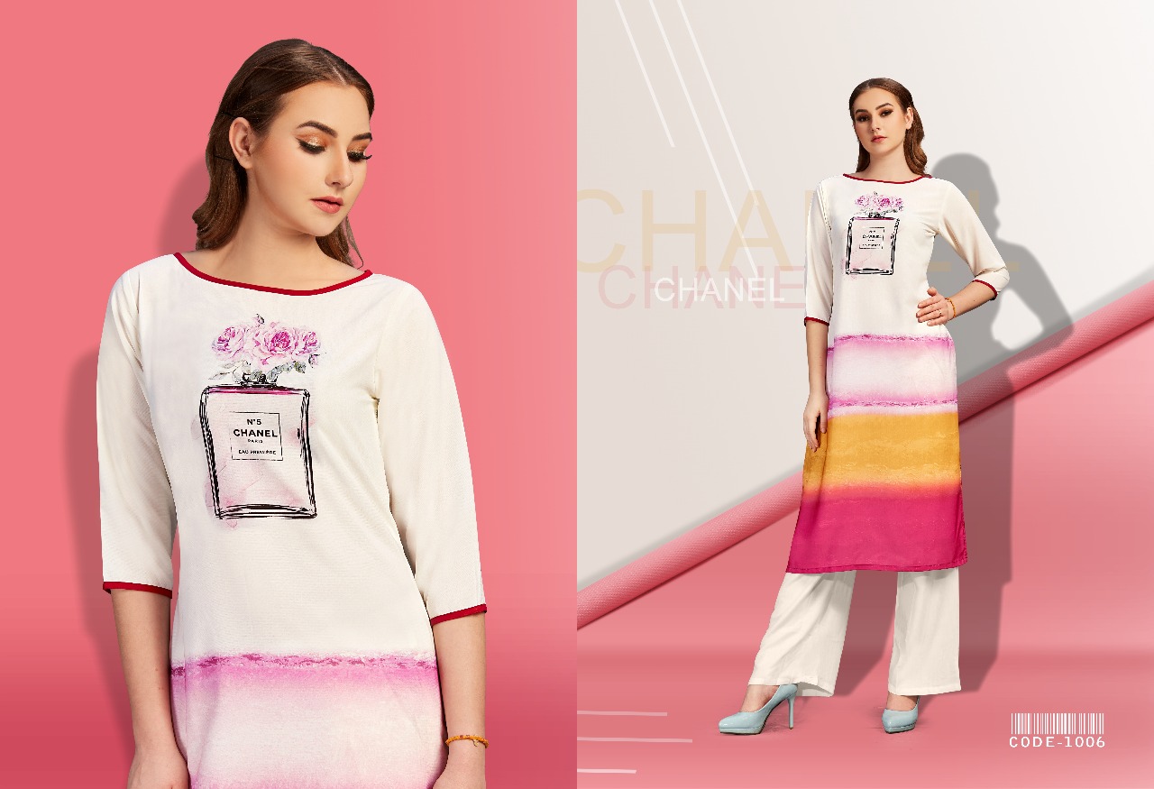 Shades By Mrigya 1001 To 1012 Series Beautiful Stylish Fancy Colorful Casual Wear & Ethnic Wear Digital Printed Bsy Kurtis At Wholesale Price