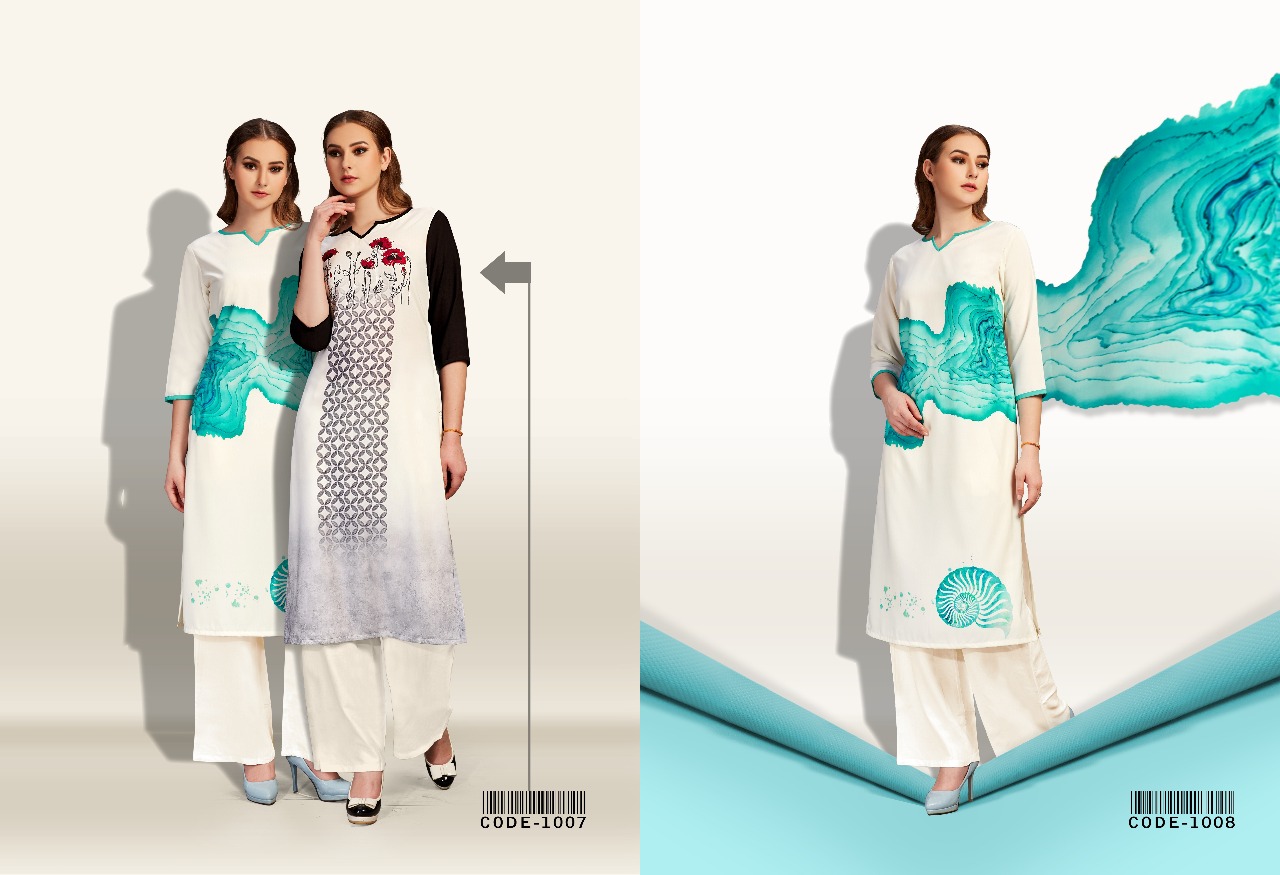 Shades By Mrigya 1001 To 1012 Series Beautiful Stylish Fancy Colorful Casual Wear & Ethnic Wear Digital Printed Bsy Kurtis At Wholesale Price