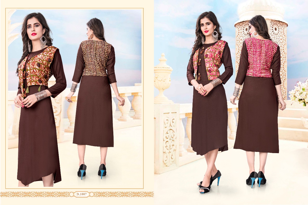 Shades Of Summer By A.f 1001 To 1008 Series Designer Stylish Fancy Colorful Beautiful Casual Wear & Ethnic Wear Heavy Rayon Printed Kurtis At Wholesale Price
