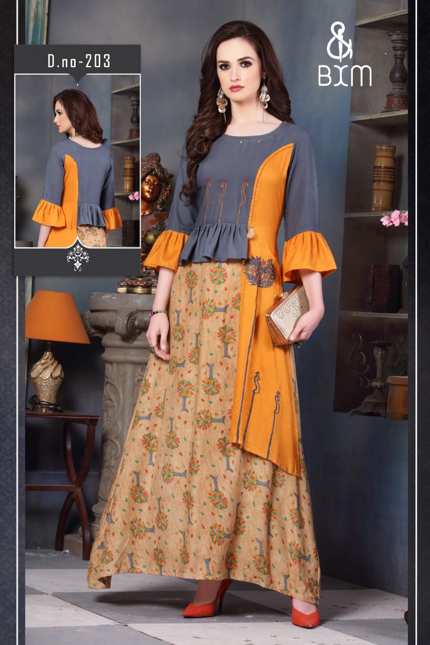 Shagun Vol-2 By Mxn 201 To 209 Series Stylish Fancy Beautiful Colorful Casual Wear & Ethnic Wear Heavy Rayon Printed Kurtis At Wholesale Price