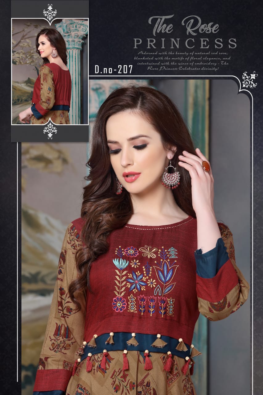 Shagun Vol-2 By Mxn 201 To 209 Series Stylish Fancy Beautiful Colorful Casual Wear & Ethnic Wear Heavy Rayon Printed Kurtis At Wholesale Price