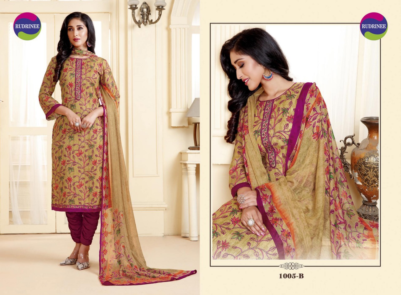 Shahnaee By Rudrinee 1001-a To 1005-b Series Designer Suits Beautiful Fancy Colorful Stylish Party Wear & Ethnic Wear Pashmina Dobby Printed Dresses At Wholesale Price