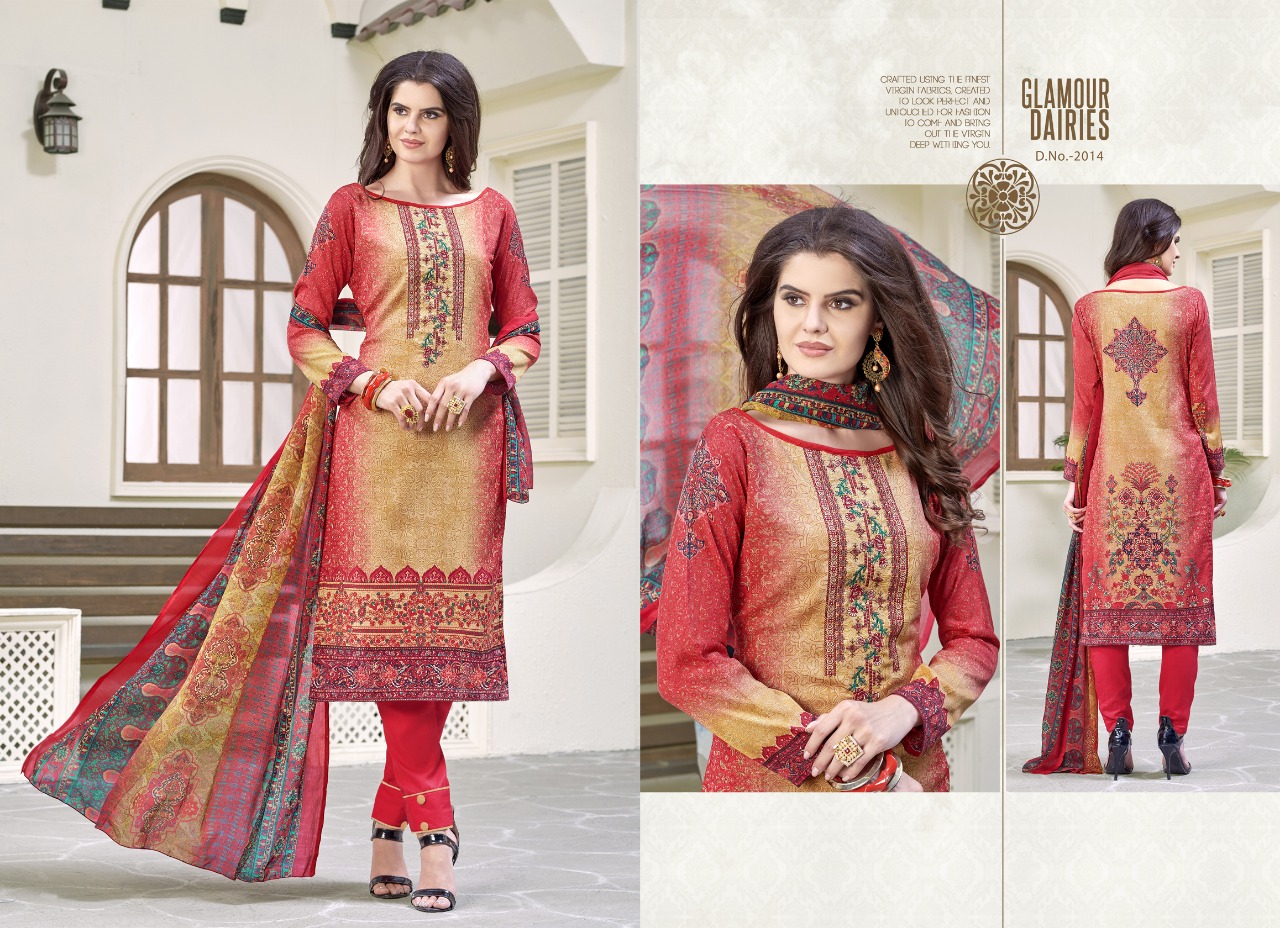 Shanaya Vol-2 By Ravi Creation 2013 To 2020 Series Beautiful Stylish Fancy Colorful Casual Wear & Ethnic Wear Cotton Slub Printed Dresses At Wholesale Price