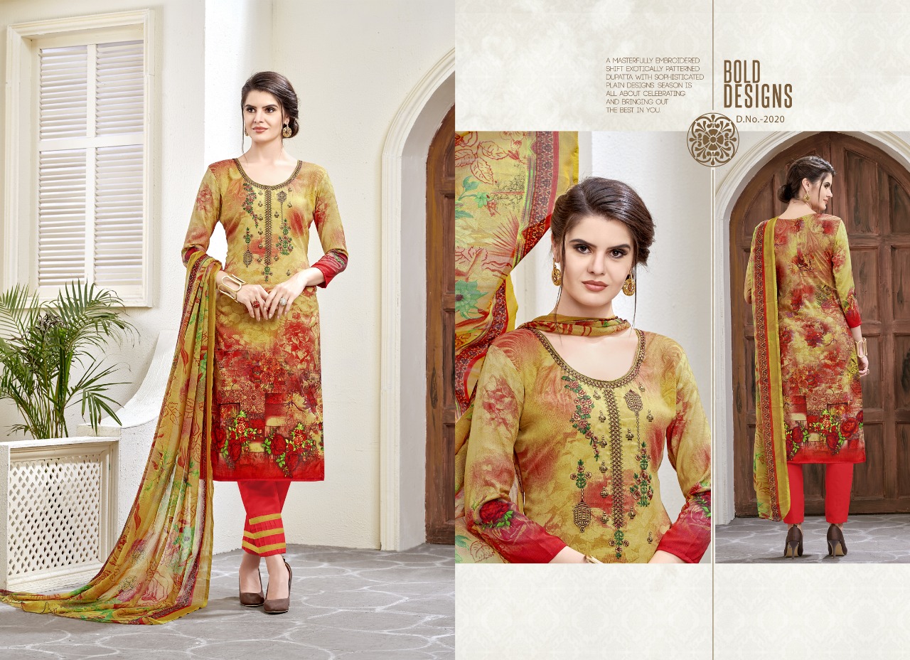 Shanaya Vol-2 By Ravi Creation 2013 To 2020 Series Beautiful Stylish Fancy Colorful Casual Wear & Ethnic Wear Cotton Slub Printed Dresses At Wholesale Price