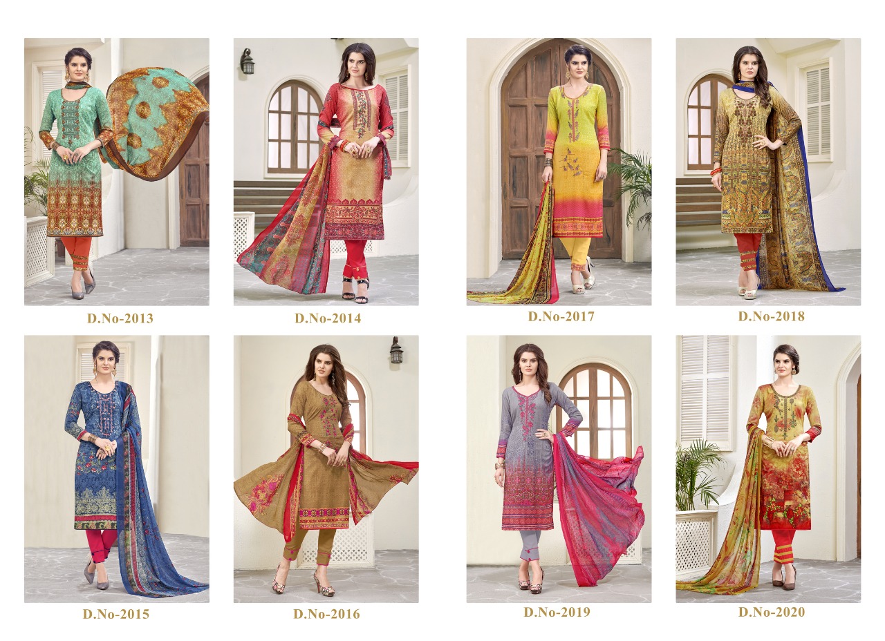 Shanaya Vol-2 By Ravi Creation 2013 To 2020 Series Beautiful Stylish Fancy Colorful Casual Wear & Ethnic Wear Cotton Slub Printed Dresses At Wholesale Price